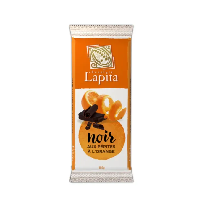 Tablette Lapita noir orange 100G