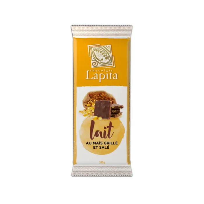 Tablette Lapita lait mais grille sale 100G