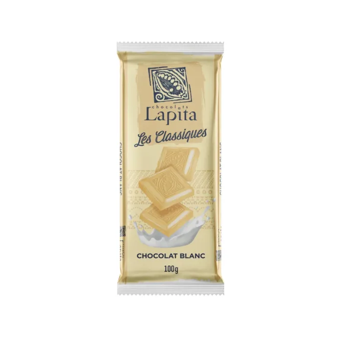 Tablette Lapita classique blanc 100G