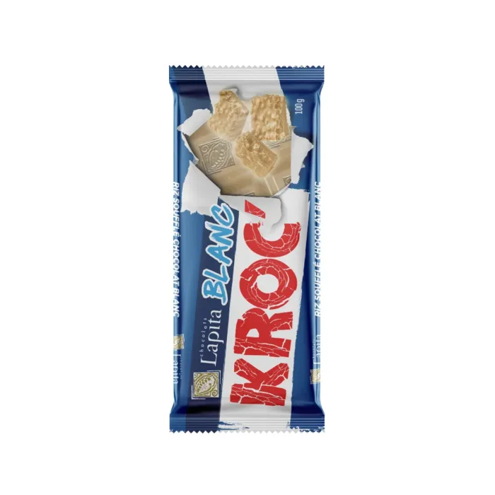 Tablette lap Kroc' blanc 100G