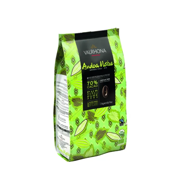 Couverture Andoa noire 70% Valrhona 3KG