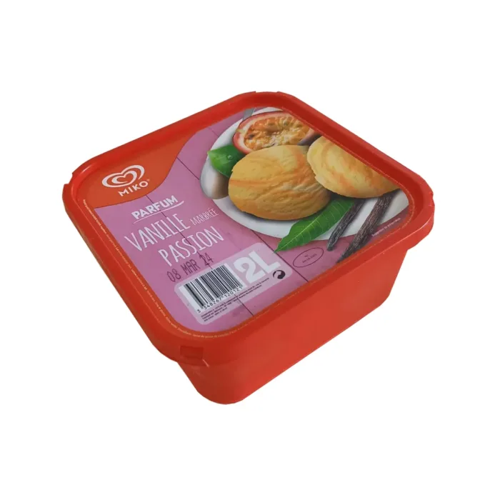Glace Miko Vanille/Passion 2L