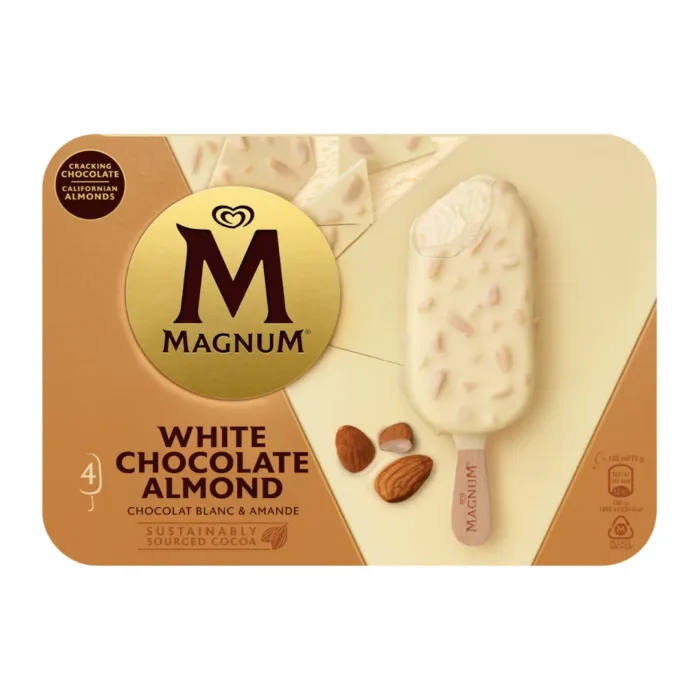 Magnum Blanc Amande x4