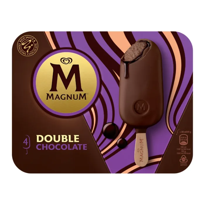 Magnum Double Chocolat x4