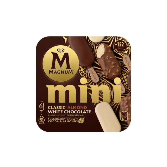 Magnum Mini Classic / Amande / Blanc x6