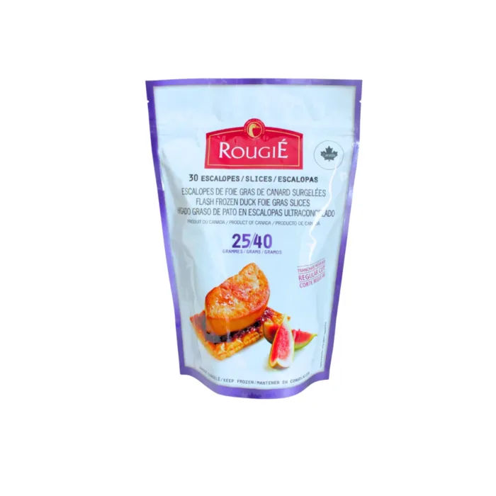 Foie de canard cru escalope tout venant Rougié 0.8KG