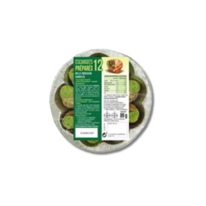 12 escargots prep assiette 89g