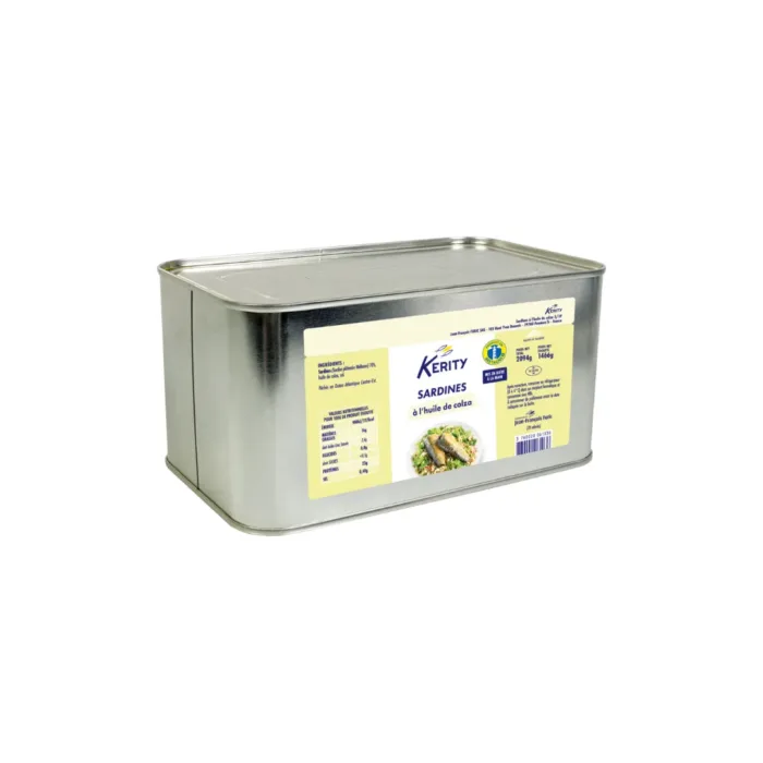 Sardine huile végétale 3/1 2,1KG