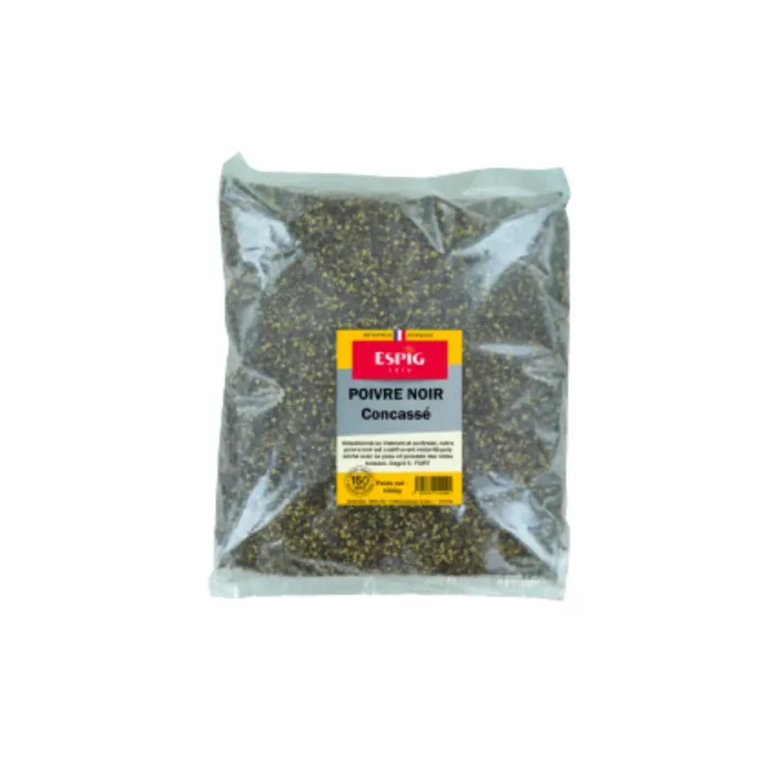 Poivre noir concassée paquet 1KG