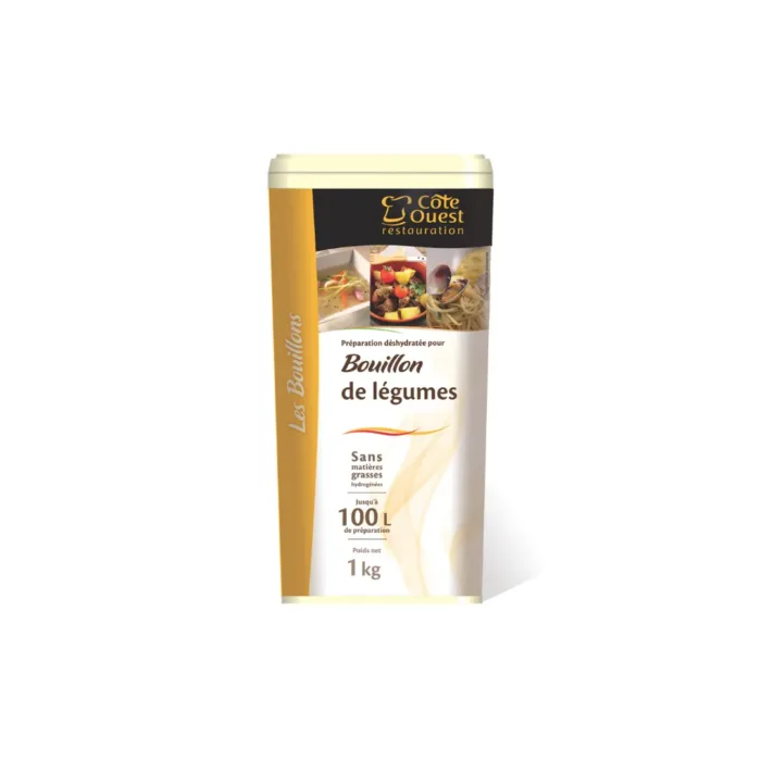 Bouillon légumes boite p/50/100L 1KG