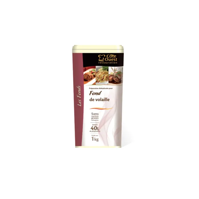 Fond blanc de volaille boite s/s glutamate 1KG