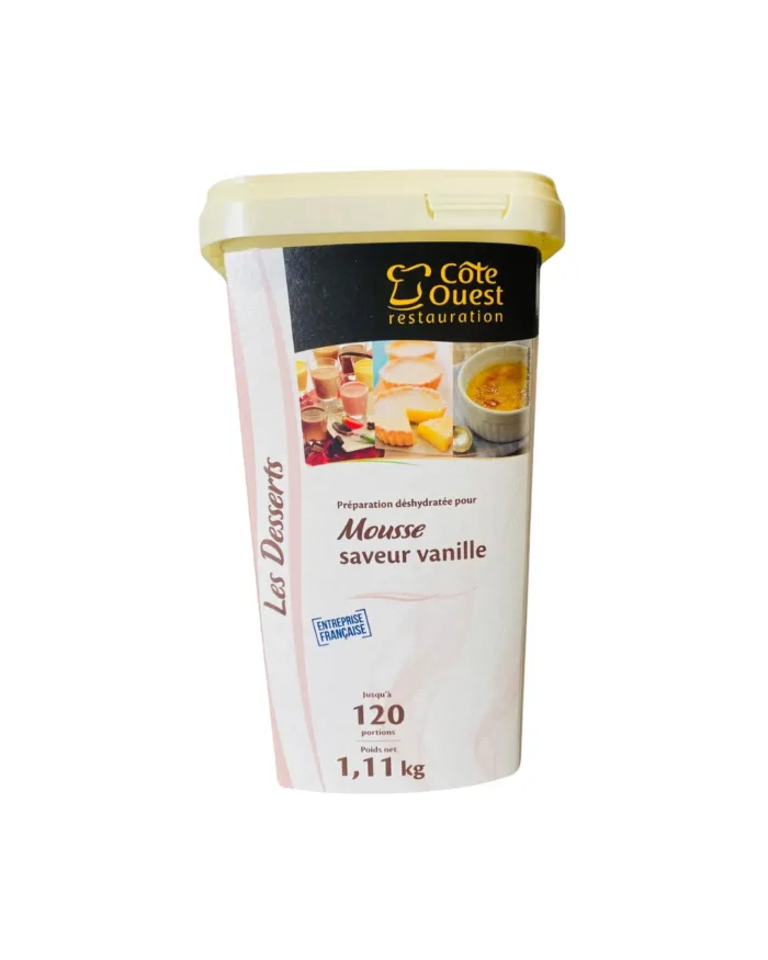 Mousse vanille boite 100 portions 1KG