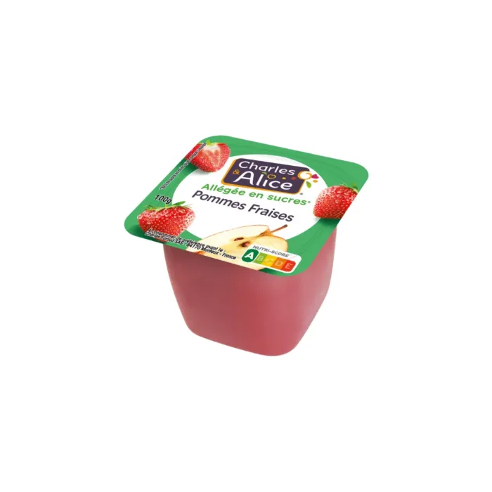 Purée pomme/fraise 120X100G