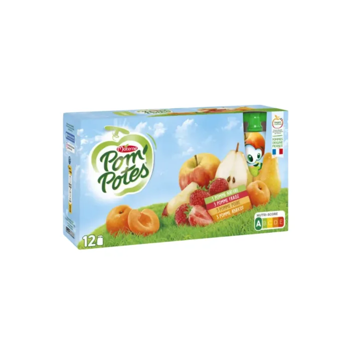 Pom'potes gourde SSA mix pom/fra/poi/ban 12X90G