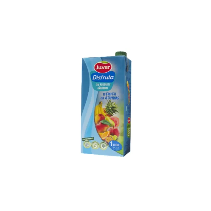 Jus Juver 10 fruits+10 vitamines nectar brick 1L
