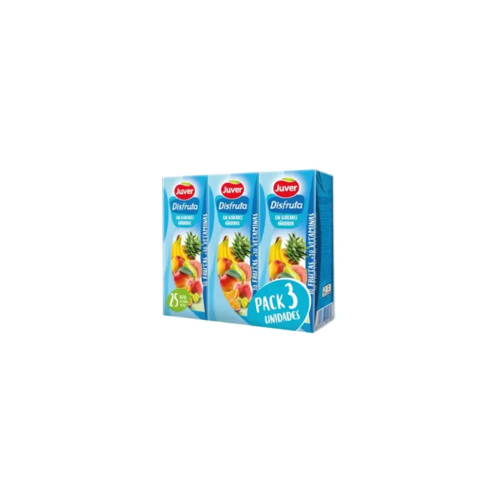 Jus Juver 10 fruits+10 vitamines nectar brick 3X200ML