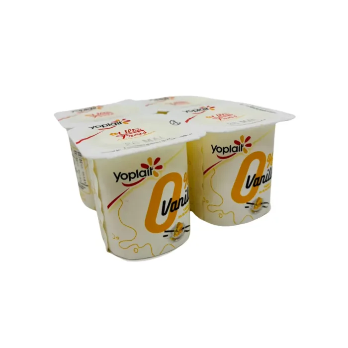 Yaourt 0% vanille Yoplait 4X125G