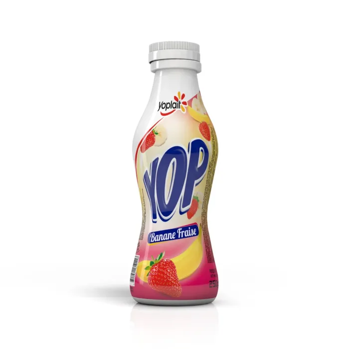 Yaourt à boire Yop banane fraise 25CL
