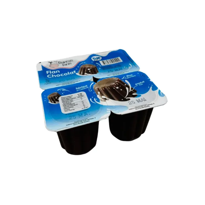 Flan chocolat Tennessee Farm 4X100G