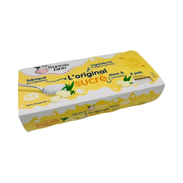 Yaourt nature sucré Tennessee Farm 8X110G