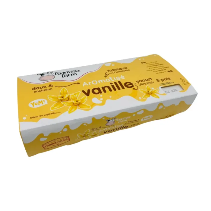 Yaourt aro vanille Tennessee Farm 8X110G